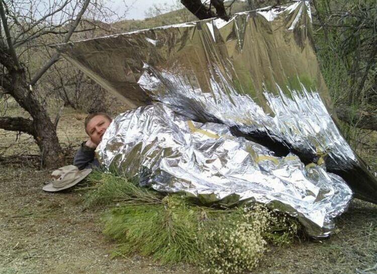 Shiny Mylar “space” blankets cost very little and can be lifesavers. - Photo by DHGate.com